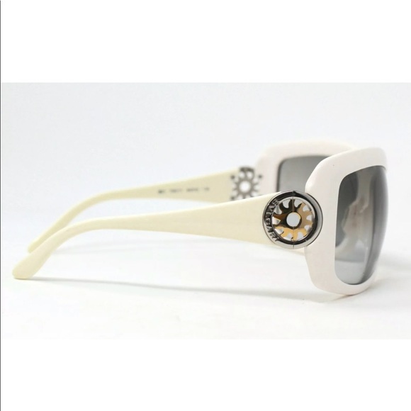 BVULGARI 8517 White Oversized Square Sunglasses - Picture 3 of 6